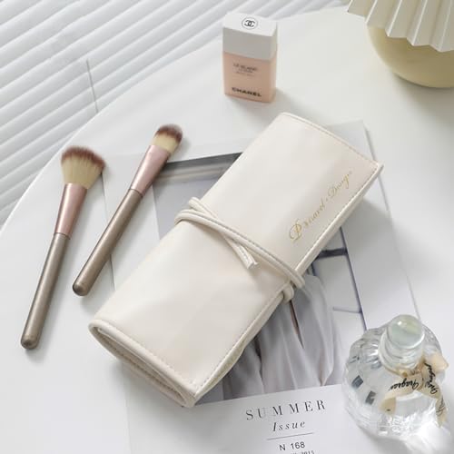 VanFn Portable Travel Makeup Brush Holder Bag, Roll Up Organizer for Eyebrow and Eyeshadow Brushes - Image 2