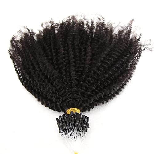 ZigZag Hair Afro Kinky Curly Micro Rings Loop Extensions 100g 14inch 4B 4C - Image 4