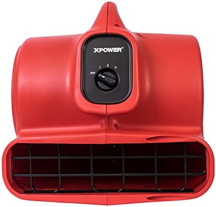 XPOWER P-430 Pro 1/3 HP 2000 CFM Centrifugal Air Mover, Carpet Dryer, Floor Fan, Blower, for Water Damage Restoration, Janitorial, Plumbing, Home Use - Image 4