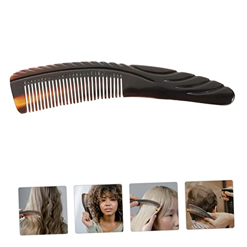 Handmade Buffalo Horn Anti-static Travel Comb for Hair and Scalp Massage - Image 4