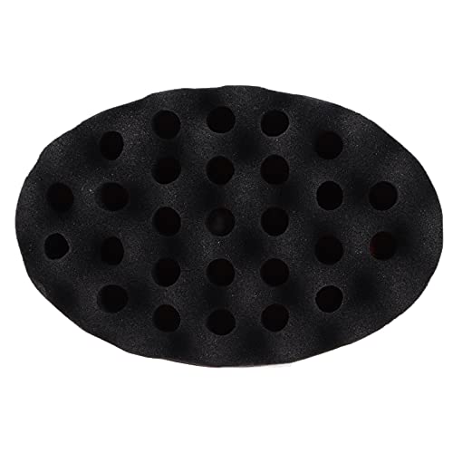 Hair Curl Sponge, Hair Sponge Brush Big Holes Sponge Dreads Locking Afro Coil Comb Care Tool Afro Twist Hair Comb Twist Wave Curl Brush Comb Twist Hair Coils Comb for Men Women - Image 9