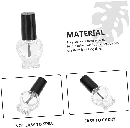 DOITOOL 20pc Empty Nail Polish Bottles with Brushes for Manicure and Storage - Image 8