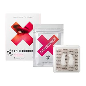 Eye Rejuvenator: Dissolving MicroCrystal Eye Patches - Under Eye Mask - Hydrate & Brighten, Smooth Fine Lines, Boost Collagen Production - Peptides, Hyaluronic Acid, Vitamin C - Vegan (4 Applications)