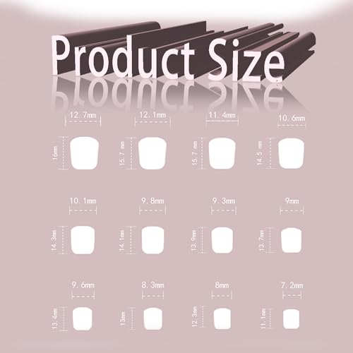 24 Pcs Valentine's Day Press on Nails, 3D Rhinestones Full Cover Acrylic Nails Glossy Pink Fake Nails with Love Heart Designs, Short Coffin Shape False Nails with Glue Stick on Artificial Fingernails - Image 6