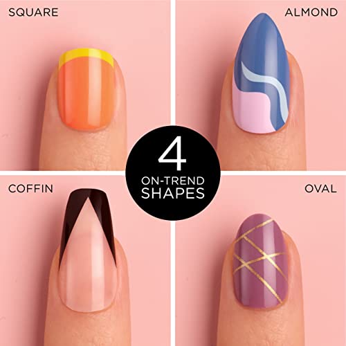 Sally Hansen French Twist 30-Count Press-On Nails Kit Easy Application - Image 4