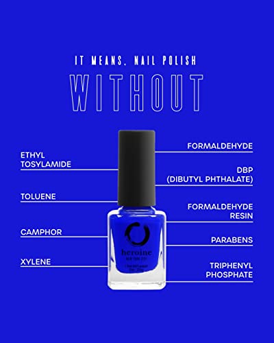 heroine.nyc pastel purple nail polish - Cruelty-Free, Vegan and Non-Toxic (9-Free) Formula - .37 fl. oz. (11 ml) - pastel purple, 1 bottle - LILAC IT - Image 5