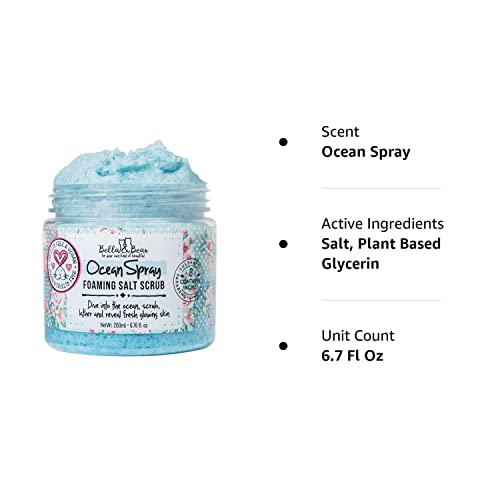 Bella & Bear Ocean Spray Sugar Scrub 6.7oz Vegan Exfoliating No Sulphates Parabens - Image 10