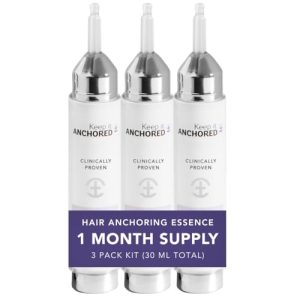 Hair Loss Treatment, Strengthening Serum for Fuller Looking Hair +B Vitamins, 1-Month Supply, Clinically Proven, Safe & Effective