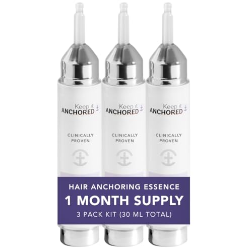Hair Loss Treatment, Strengthening Serum for Fuller Looking Hair +B Vitamins, 1-Month Supply, Clinically Proven, Safe & Effective