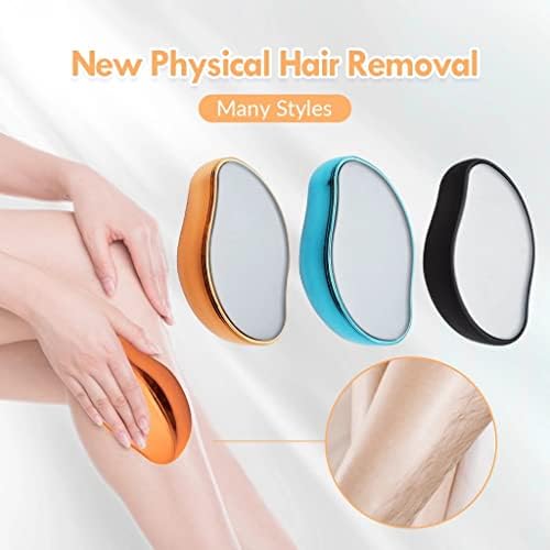 Bleam Crystal Hair Eraser, Crystal Hair Remover for Women and Men, Painless Exfoliation Magic Crystal Hair Remover Crystal Smooth Hair Remover for Legs (Sliver) - Image 4