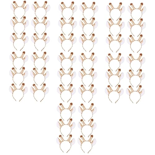 42 Pcs animal headband Halloween Headband for Women cow headband costume animal cosplay headdresses fancy bunny hair accessories Party Girls Headdress cloth aldult apparel Miss
