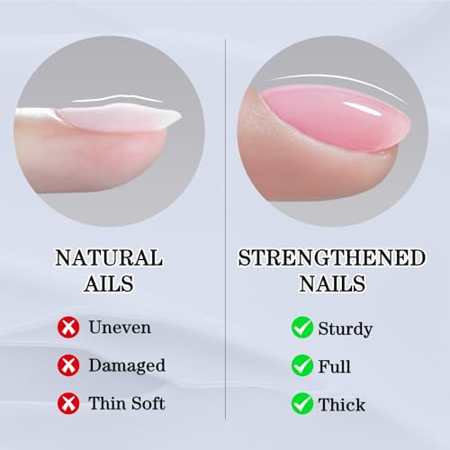 5-in-1 Builder Gel Polish Pink Nude for Strong Nails and Extension - Image 6