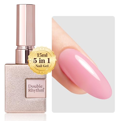 5-in-1 Builder Gel Polish Pink Nude for Strong Nails and Extension