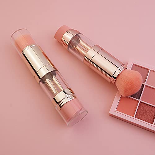 5-in-1 Portable Makeup Brush Set for Foundation, Powder, Eyeshadow, Eyebrow, and Lip - Image 9