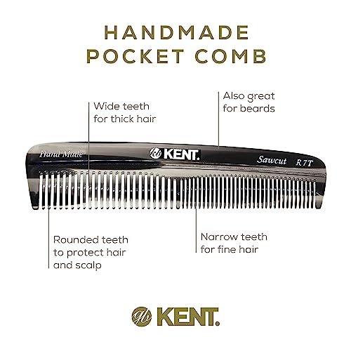Kent Combs for Men Beard Comb Set, Pocket Comb Beard Kit for Men for Travel and Home Care, Mustache Comb for Men, Mini Comb Beard Combs for Mens Grooming, Handmade Kent Comb Mens Beard Grooming Set - Image 3