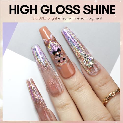 Makartt 6 Color Cat Eye Gel Nail Polish and Nail Dust Collector Set - Image 6