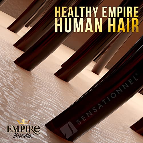 Sensationnel Virgin Human Hair Weave Empire Bundle 10A Straight (10-26") (14 inch, 613) - Image 3