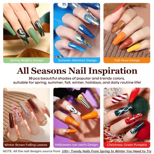 Modelones 42-Piece Dip Powder Nail Kit with 30 Vibrant Colors and Essential Liquids - Image 5