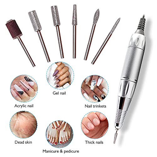 Rechargeable Cordless Nail Drill Kit for Gel and Acrylic Nails - Image 3