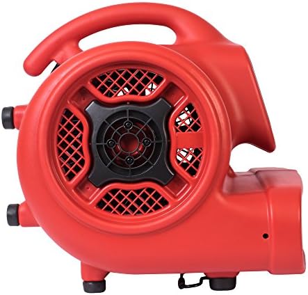 XPOWER P-430 Pro 1/3 HP 2000 CFM Centrifugal Air Mover, Carpet Dryer, Floor Fan, Blower, for Water Damage Restoration, Janitorial, Plumbing, Home Use - Image 2