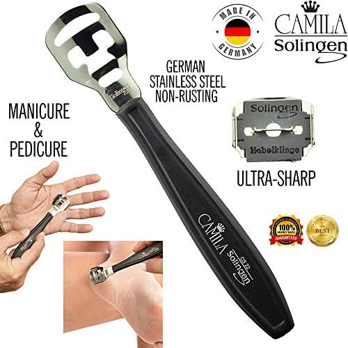 CS23 Spare Blades (10 Pack) for Corn Plane/Foot Callus Remover. Hard Skin Heel Shaver Rasp Pedicure Cutter Kit for Feet. Made in Solingen Germany - Image 2