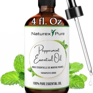 Peppermint Essential Oil All Natural Japanese Peppermint Oil for Aromatherapy, Therapeutic Grade for Oriental Body Massage & Skin Care Oil Come with Premium Dropper - 4 Oz