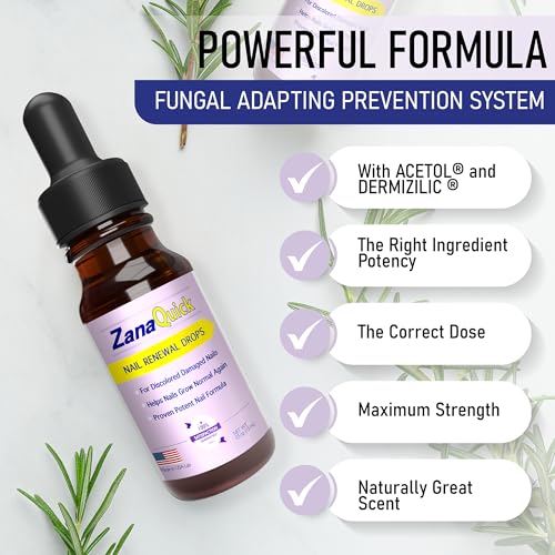 Extra Strength Toenail & Fingernail Repair Drops - Nail Care Renewal for Thick, Damaged & Discolored Nails - 2 Pack - Image 5