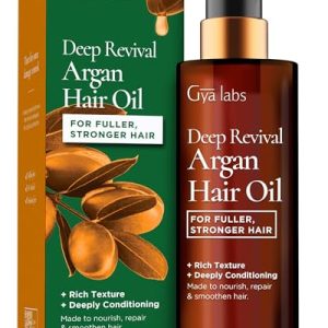 Gya Labs 100ml Natural Argan Oil for Hair Growth and Damage Repair