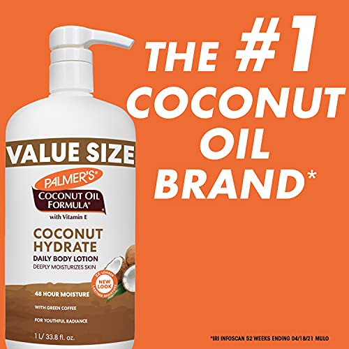 Palmer's Coconut Oil Formula Body Lotion for Dry Skin & Cocoa Butter Formula Skin Therapy Moisturizing Body Oil with Vitamin E, 5.1 Ounces - Image 4