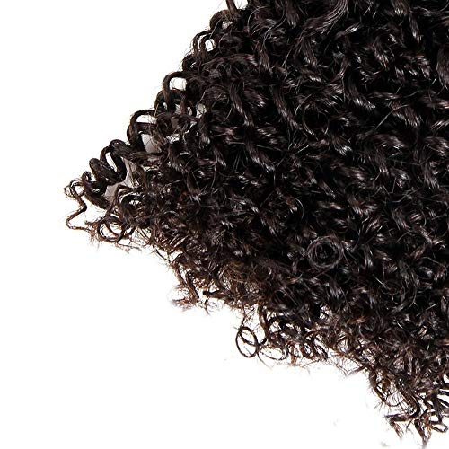 ISEE Hair 9A Grade Mongolian Kinky Curly Human Hair Weave Bundles 12-16 Inch Set - Image 4