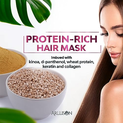 Leave-In Molecular Repair Hair Mask for Damaged Hair- Luxurious Deep Conditioner Treatment for Dry, Damaged Hairs - Promotes Growth, Shine, and Softness - Hair Care Solution (8 OZ) - Image 9