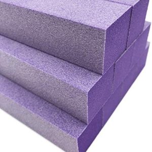 Maccibelle 10-Piece Nail Buffer Sanding Block Set 100/180 Grit for Manicure Pedicure