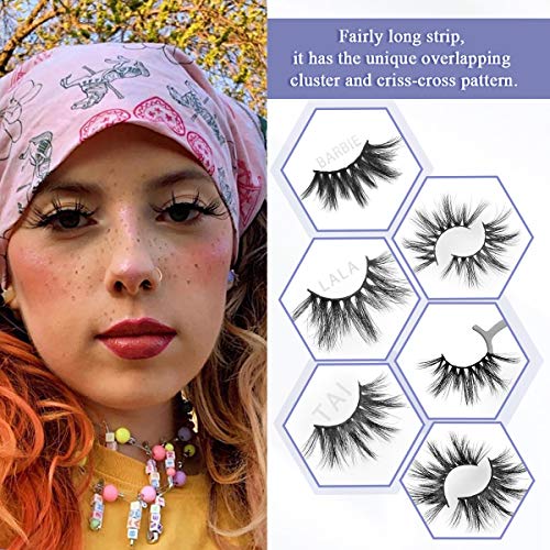 Wennalife 25mm 3D Mink Eyelashes Set 3 Unique Styles Lush Volume - Image 2