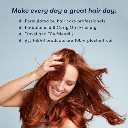 HIBAR Shampoo Bar, All Natural Hair Care, Plastic Free, Made with Eco Friendly Ingredients, Travel Size, Color Safe, Solid Sustainable Bars, Zero Waste (Moisturize) - Image 3