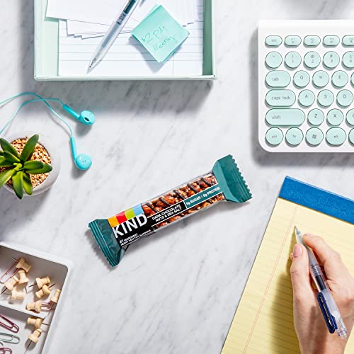 KIND Nut Bars Favorites Variety Count, 1.4 Ounce, 12 Count, Dark Chocolate Nuts and Sea Salt, Peanut Butter Dark Chocolate, Caramel Almond and Sea Salt - Image 6