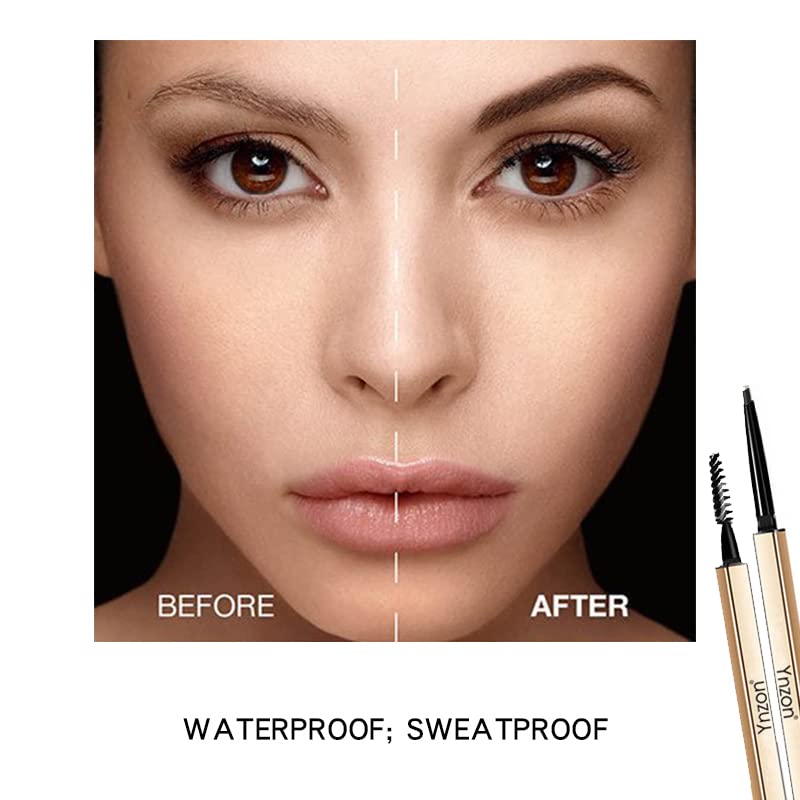 Waterproof Ultra-Fine Mechanical Eyebrow Pencil for Sparse Brows 0.3g - Image 3