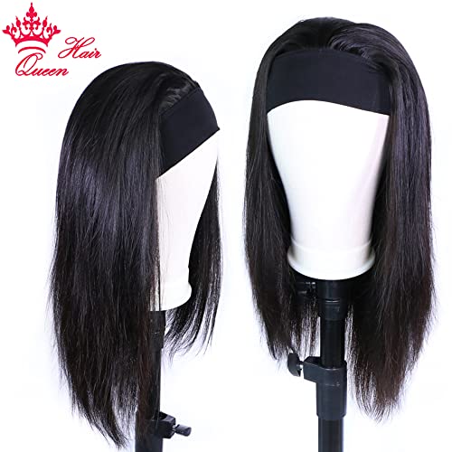 16 Inch 100% Virgin Brazilian Human Hair Straight Glueless Headband Wig for Women - Image 2