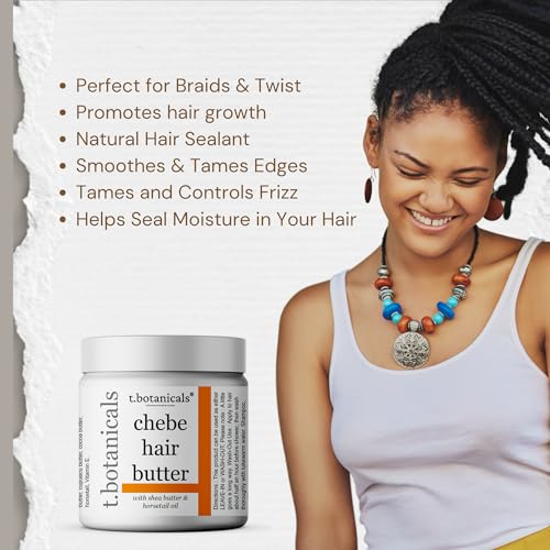 Chebe Butter for Hair Growth, Chebe Hair Butter for Hair Growth Thickening with Horsetail (Unscented, 8 oz) - Image 3