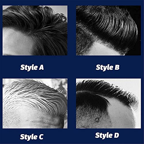 Homezore Hair Styling Gel, 2-In-1 Hair Wax Gel with Comb Long-lasting Fluffy Men, Fast Build Hair Salon Styling Gel, Lasting Fluffy Styling Gel for Curly Hair - Image 5