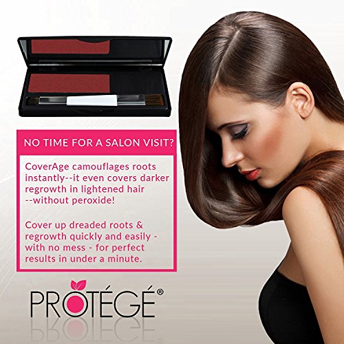 Protege Beauty Root Touch Up Powder Temporary Hair Concealer for Auburn, Water-Resistant, 0.35 oz - Image 3