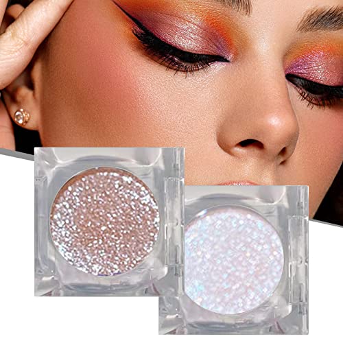 Glitter Eyeshadow Palette Women Makeup Eye Shadow Sparkling Liquid Eyeshadow Flake-Proof Long Lasting One-Swipe Coverage Lightweight Quick Dry Waterproof Multi-Dimensional Eye Looks Sales Clearance - Image 5