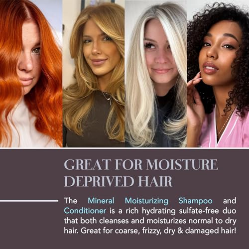 Saphira Mineral Moisturizing Shampoo and Conditioner, Hydrating for Dry, Damaged, Bleached & Color-Treated Hair, Sulfate-Free, Paraben-Free, Nourishes & Revitalizes Lifeless Hair - Image 2