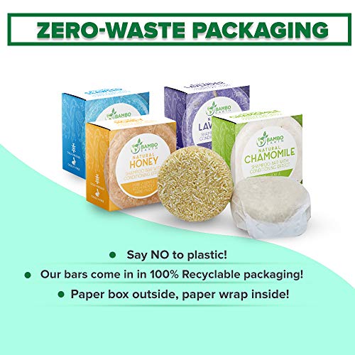 Solid Shampoo Bar And Conditioner Effect Hair Soap – 12 Pack Natural Shampoo Bars For Hair With Plant Based Essential Oils And Eco Friendly Zero Waste Biodegradable Packaging (Ginger Pack Of 12) - Image 4