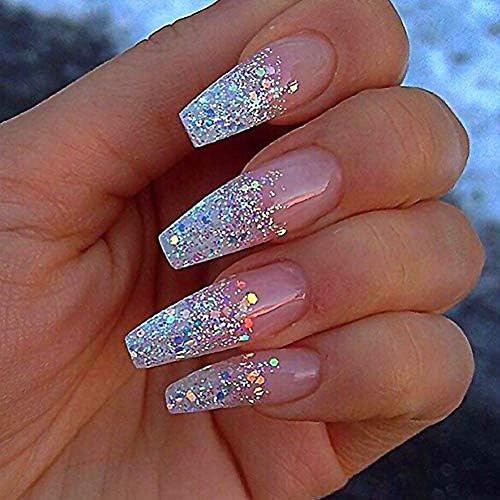KISSBUTY Holographic Nail Art Glitter Kit 8 Boxes Shining Sequins Flakes - Image 6