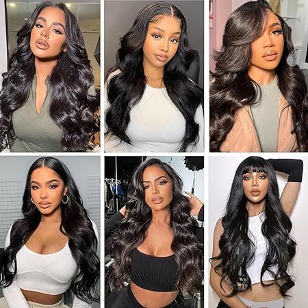 Seamless PU Body Wave Clip in Hair Extensions Real Human Hair Invisible PU Skin 120g Body Wave Clip ins Hair Extensions for Women 100% Human Hair 8Pcs/Set with18Clips(16inch Natural Black) - Image 6