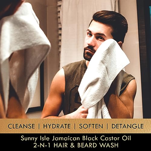 Sunny Isle Jamaican Black Castor Oil 8 oz Hair and Beard Wash for All Hair Types - Image 3
