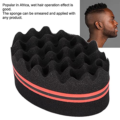 Hair Curl Sponge, Hair Sponge Brush Big Holes Sponge Dreads Locking Afro Coil Comb Care Tool Afro Twist Hair Comb Twist Wave Curl Brush Comb Twist Hair Coils Comb for Men Women - Image 6
