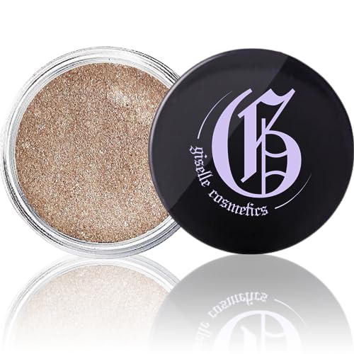 Coco Mineral Loose Eye Shadow: Organic, Non-Toxic Glitter Eyeshadow Powder, Gold Glitter Eyeshadow, Loose Glitter Eyeshadow, Light Pigment, All-Natural Eyeshadow Palette - Image 7