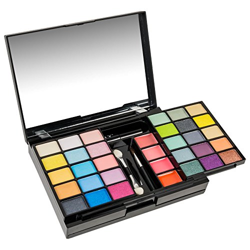SHANY 'Fix Me Up' Makeup Kit - Compact Travel Makeup Portable Giftable Adult and Teen Makeup Set Eye Shadows, Lip Colors, Blushes, and Applicators - Image 6