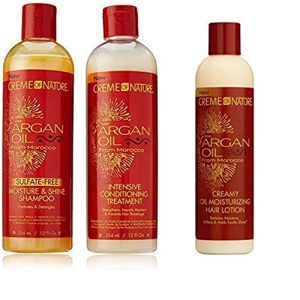 Nourishing & Hydrating Argan Oil Hair Care Trio Set - 3 Piece Essential Collection